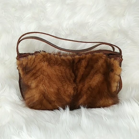 Paolo Masi Handbags - 🕦GONE! Paolo Masi Mink & Leather Purse